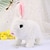 cheap Novelty Toys-Interactive Plush Puppy Toy–Electric Simulation Animal Plush Pet Dog Little White Rabbit Bouncing And Making Sounds Cute Pet Teddy Dog Husky Wagging Its Tail