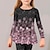 cheap Girl&#039;s 3D Sets-Girls&#039; 3D Floral T-shirt &amp; legging Ruffle Dress Set Long Sleeve 3D Print Fall Winter Active Fashion Daily Polyester Kids 3-12 Years Outdoor Date Vacation Regular Fit