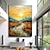 cheap Landscape Paintings-Oil Painting Handmade Hand Painted Wall Art Abstract Knife PaintingLandscape Gray Home Decoration Decor Rolled Canvas No Frame Unstretched