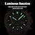 abordables Relojes de Cuarzo-Hombre Relojes de cuarzo Al Aire Libre Deportes Moda Reloj Casual Luminoso Calendario Cronógrafo IMPERMEABLE Acero Reloj