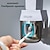 economico spazzolone-migliora il tuo bagno con questo dispenser automatico di dentifricio a mani libere e supporto a parete!