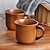 abordables Tazas-Taza de café pequeña de madera, taza de café expreso, reloj de arena de té, filtros de té, tazas de té hechas a mano, taza de madera para té, cerveza, agua, jugo, leche