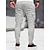 abordables Pantalones cargo-Hombre Pantalones cargo Bolsillo Plano Comodidad Transpirable Exterior Diario Noche Moda Casual Negro Verde Ejército