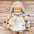 お買い得  人形-新しい綿人形人形人形アーティスト手作り交換可能な人形 diy ギフトボックス包装