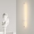 tanie Kinkiety wewnętrzne-Oświetlenie ścienne led minimalistyczny pasek metalowe oświetlenie korytarza lampka nocna 60/90/120cm 3000k ciepły biały kinkiet 110-240v
