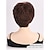 cheap Older Wigs-Synthetic Wig Curly Pixie Cut Machine Made Wig Short Brown Synthetic Hair Women&#039;s Soft Party Easy to Carry Brown