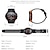 billige Smartwatches-C25 Smart Watch 1.43 inch Smartur Bluetooth Skridtæller Samtalepåmindelse Aktivitetstracker Kompatibel med Android iOS Dame Herre Lang Standby Handsfree opkald Vandtæt IP 67 46mm urkasse