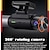 levne Videorekordéry do auta-KG330 1080p Nový design / HD / s zadní kamerou Auto DVR 170 stupňů Široký úhel 2 inch IPS Dash Cam s GPS / Noční vidění / G-Sensor 6 infra LED Záznamník vozu