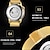 voordelige Mechanische Horloges-FORSINING Heren mechanische horloges Luxe Grote wijzerplaat Modieus Zakelijk Automatisch opwindmechanisme WATERDICHT Legering Horloge