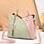 cheap Crossbody Bags-Women&#039;s Handbag Crossbody Bag Shoulder Bag PU Leather Office Shopping Daily Pendant Tassel Zipper Adjustable Solid Color Color Block Black / Red White / Green Wine red and white