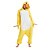 economico Costume da Animale-Pigiama Kigurumi Costume di fantasia Pigiami e camicie da notte Fantasia animale Anatra Cartone animato Caldo Pigiama Costume Divertente Adulti Unisex Uomini e Donne Halloween Carnevale Feste