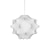 cheap Lantern Design-Pendant Light 50cm Semi-Embedded 1-Light Silk Fabric Metal Shade Ceiling Hanging Light Height Adjustable Kit E27 Light Fixture for Bedroom Living Room Villa Deco Lighting