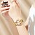 abordables Montres à Quartz-Opk femmes montre à quartz minimaliste mode montre-bracelet lumineux étanche décoration montre en acier inoxydable