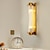 baratos Candeeiros de Parede de interior-luminária de parede moderna de cristal dourado com formato giratório 2 luminárias de parede de vidro luminária de parede de cristal de vidro e14 adequada para quartos, salas de jantar, salas de estar