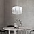 abordables Diseño de línea-Lámpara colgante LED con forma de capullo, diseño de linterna para cafetería, restaurante, 110-240v
