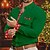 abordables Long Sleeves-Homme Chemise Chemise boutonnée Chemise décontractée Noir Blanche Rouge Vert Véronèse Bloc de couleur manche longue Revers Noël du quotidien Poche avant Vêtement Tenue Mode Décontractées Confortable