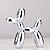 economico Statue-lucido palloncino cane statua decorazioni per la casa arte moderna funky statue per tavolino decorazioni per la cucina arredamento alla moda combinazioni di colori camera estetica struttura in metallo