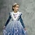 cheap Party Dresses-Kids Girls&#039; Party Dress Solid Color Long Sleeve School Formal Performance Mesh Princess Beautiful Sweet Cotton Midi Party Dress Flower Girl&#039;s Dress Spring Fall Winter 3-10 Years Blue