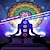 cheap Blacklight Tapestries-Blacklight Tapestry UV Reactive Glow in the Dark Glow Party Neon Bohemian Meditation Psychedelic Buddha Chakra Trippy Misty Hanging Tapestry Wall Art Mural for Living Room Bedroom