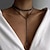 abordables Collares-Alta Joyería Claro Brillantes Mujer Moda Moderno Geométrico Boda Forma Geométrica Gargantillas Para Boda Pedida