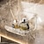 voordelige Sieradenkistjes-2 stks badkamer badkamer cosmetische opbergrek niet geperforeerde wandmontage huidverzorgingsproducten muur wastafel transparante opbergdoos