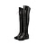 cheap Women&#039;s Boots-Women&#039;s Boots Biker boots Combat Boots Plus Size Party Office Daily Solid Color Over The Knee Boots Thigh High Boots Summer Winter Flat Heel Round Toe Elegant Casual Minimalism Faux Leather Lace-up