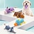 Χαμηλού Κόστους Παιχνίδια για σκύλους-1 τεμ. αξιολάτρευτο λούτρινο παιχνίδι για σκύλους με σχέδιο ζώων - διαδραστικό και ανθεκτικό παιχνίδι μάσησης για το κατοικίδιο σας!