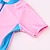 Недорогие Плавательные костюмы-Дети Девочки Купальник на открытом воздухе Сплошной цвет Спорт Купальники 7-13 лет Лето Розовый Темно синий