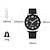 お買い得  クォーツ腕時計-レジャーメンズ腕時計カジュアルレザーアナログクォーツ時計シンプルなラウンドダイヤル男性腕時計時計ギフトモントルオム