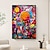 זול אומנות רחוב-ציור שמן צבוע-Hang מצויר ביד אנכי אומנות פופ אומנות רחוב וינטאג&#039; מודרני כלול מסגרת פנימית