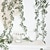 Χαμηλού Κόστους Ψεύτικα Λουλούδια &amp; Βάζα-γιρλάντα τεχνητού ευκαλύπτου, τεχνητός ευκάλυπτος τεχνητός αμπέλου, γιρλάντα από φύλλα, γιρλάντα από τεχνητό ευκάλυπτο, πράσινο φόντο γάμου, διακόσμηση τοξωτών