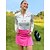 abordables Golf-Femme T-shirt POLO Blanche manche longue Protection Solaire Top Automne Hiver Tenue de golf Vêtements Tenues Porter des vêtements