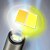 abordables Luces de trabajo-1 linterna médica recargable por USB con batería de 30 horas de duración, luz amarilla y blanca para detección de emergencias