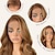 cheap Human Hair Lace Front Wigs-13x6 HD  Lace Frontal Wigs Pre-Plucked 200 Density Honey Blonde Sunkissed Highlights Synthetic Long Body Wave Lace Front Wig Ready to Wear 26inch #4/27 Sunkissed Highlights