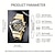 abordables Relojes de Cuarzo-Reloj de lujo 2 en 1 para hombre con conjunto de pulsera, reloj de pulsera de acero deportivo de cuarzo militar informal a la moda, reloj de regalo para hombre