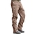 levne Cargo kalhoty-Pánské Kargo kalhoty Nákladní kalhoty Taktické kalhoty Multi kapsa Straight-Leg Bez vzoru Pohodlné Prodyšné Ležérní Denní Dovolená Sportovní Módní Černá Armádní zelená