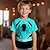 tanie chłopięce koszulki 3D-Chłopcy 3d pająk koszulka z krótkim rękawem 3d drukuj letnia wiosna aktywny sport moda poliester dzieci 3-12 lat na zewnątrz na co dzień codzienny regularny krój