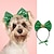 tanie Ubrania dla psów-trifolium obręcz na głowę chihuahua rekwizyt kostiumowy irlandzka zielona opaska na dzień świętego patryka ozdoba do włosów