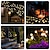 abordables Éclairages pour allées-Lampes solaires de jardin, 1 paquet de 10 led, lampe luciole solaire, 2 modes d&#039;éclairage, lumières de jardin étanches pour décoration de paysage de patio