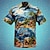 Χαμηλού Κόστους Ανδρικό πουκάμισο Χαβάης-Ποτάμι Καθημερινό Ανδρικά Πουκάμισο ΕΞΩΤΕΡΙΚΟΥ ΧΩΡΟΥ Δρόμος Καθημερινά Φθινόπωρο Απορρίπτω Κοντομάνικο Μπλε Τ M L Πουκάμισο