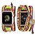 זול להקות Apple Watch-חבל קלוע בעבודת יד מותאם ל רצועת השעון של Apple Watch נשים רב שכבתי חרוזים חרוזים רצועת שעון חלופית ל 38mm 40mm 41mm 42mm 44mm 45mm 49mm iwatch Series Ultra 8 7 6 SE 5 4 3 2 1