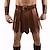 cheap Historical &amp; Vintage Costumes-Retro Vintage Punk &amp; Gothic Medieval 17th Century Armor Outfits Viking Celtic Knight Ranger Elven Men&#039;s Archery Halloween Carnival Performance Skirts