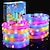 cheap Novelties-5/10/12pcs LED Jumbo Light Up Pop Fidget Tubes - Large Glow Sticks for Party Supplies and Stress Relief