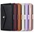 baratos Capas para iPhone-telefone Capinha Para iPhone 15 Pro Max Plus iPhone 14 13 12 11 Pro Max Plus Capa traseira Capa para Cartão Wallet Com Suporte Magnética com cordão Retro TPU Couro PU