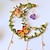 cheap Dreamcatcher-1pc Amethyst Star Moon Love Crystal Sun Catcher Leaf &amp; Butterfly Crystal Hanging Prism Sun Catchers For Window Home Decor