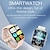 billige Smartwatches-696 H16 Smart Watch 2.01 inch Smartur Bluetooth Skridtæller Samtalepåmindelse Aktivitetstracker Kompatibel med Android iOS Dame Herre Lang Standby Handsfree opkald Vandtæt IP 67 46mm urkasse