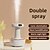 cheap Humidifiers &amp; Dehumidifiers-Cool Mist Humidifier With Double Spray Head Bedroom Night Light Humidifier For Home Nursery Plant Humidifier Silent Air Humidifier Sustainable Use Up To 36 Hours Water Shortage Auto Shut Off