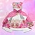ieftine rochii 3d fete-Girls &#039; 3D Floral Rochie de petrecere Fără manșon Tipărire 3D Vară Primăvară Toamnă Petrecere Ocazie specială Zi de Naștere Elegant Prințesă Frumoasa Copii 3-12 ani Rochie de petrecere Rochie leagăn
