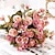 Χαμηλού Κόστους Ψεύτικα Λουλούδια-1 τμχ πλαστικές συνθέσεις λουλουδιών ρετρό παιώνιας ορτανσίας - τέλεια διακόσμηση εσωτερικού χώρου και δώρα για τη γιορτή της μητέρας/γενέθλια χριστουγεννιάτικο δώρο