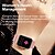 abordables Montres connectées-iMosi T56 Montre intelligente 1.91 pouce Smartwatch Montre Connectée Bluetooth Podomètre Rappel d&#039;Appel Moniteur d&#039;Activité Compatible avec Android iOS Femme Hommes Mode Mains-Libres Imperméable
